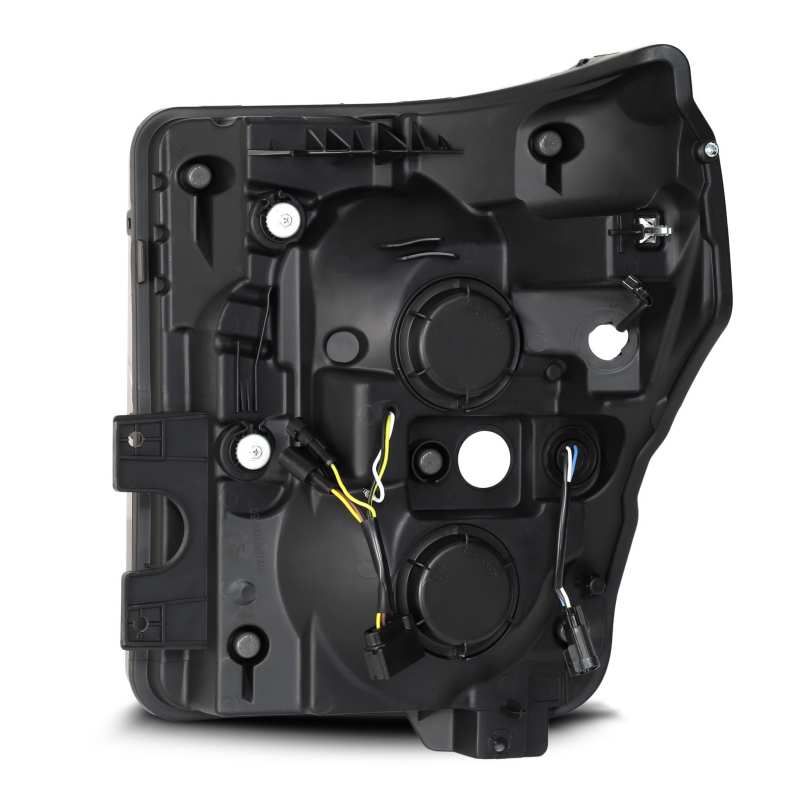 AlphaRex 11-16 Ford F-350 SD NOVA LED Proj Headlights Plank Style Alpha Blk w/Activ Light/Seq Signal 880147