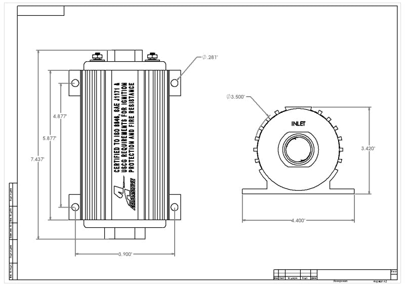 Aeromotive Marine Eliminator Fuel Pump