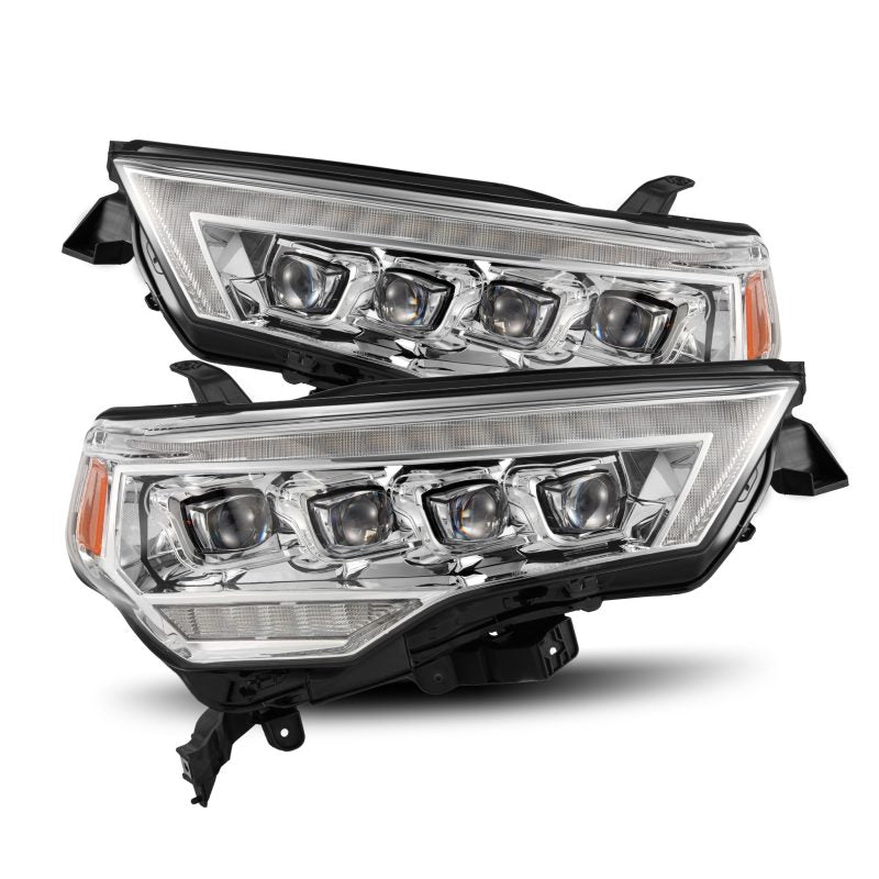 AlphaRex 14-22 Toyota 4Runner NOVA LED Proj Headlights Chrome w/ Activ Light/Seq Signal/DRL 880809