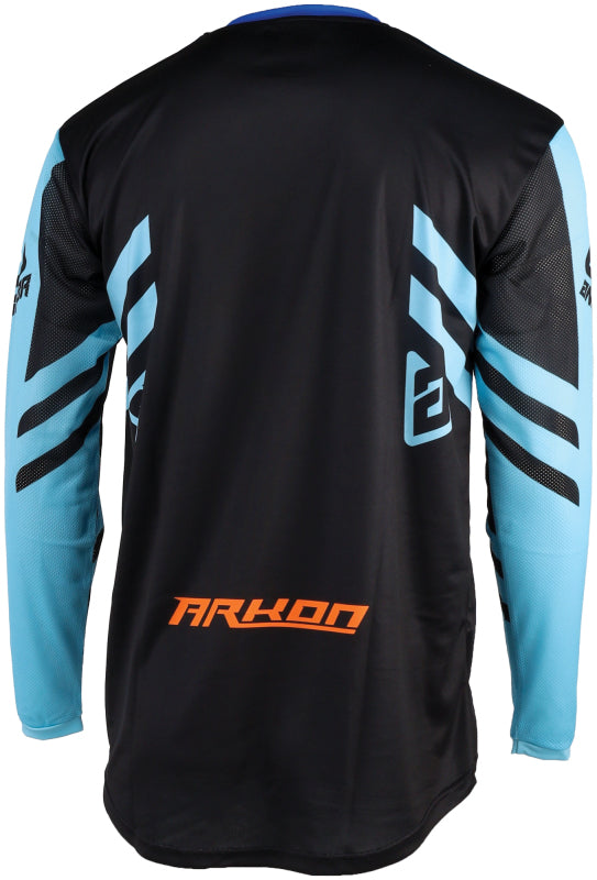 Answer 24 Arkon Nitrus Jersey Blue/Black/Hyper Orange Youth - XL 442630
