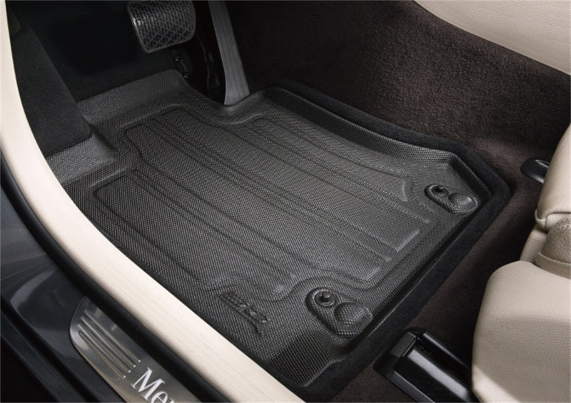 3D MAXpider 16-21 Mercedes-Benz GLC-Class (X205) Elegant Hybrid 1st Row Floormat - Black SLMB07914709