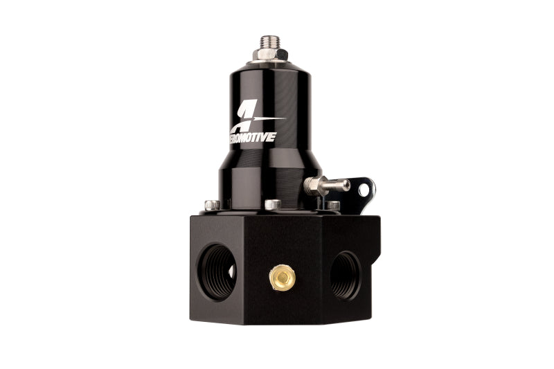 Aeromotive Adjustable Fuel Pressure Regulator 30-120PSI .313 Valve -3x -8 / 1x -10 Inlet -10 Return 13145
