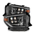 AlphaRex 14-21 Toyota Tundra NOVA-Series LED Proj Headlights Alpha-Blk w/Actv Light & Seq. Sig + DRL 880832