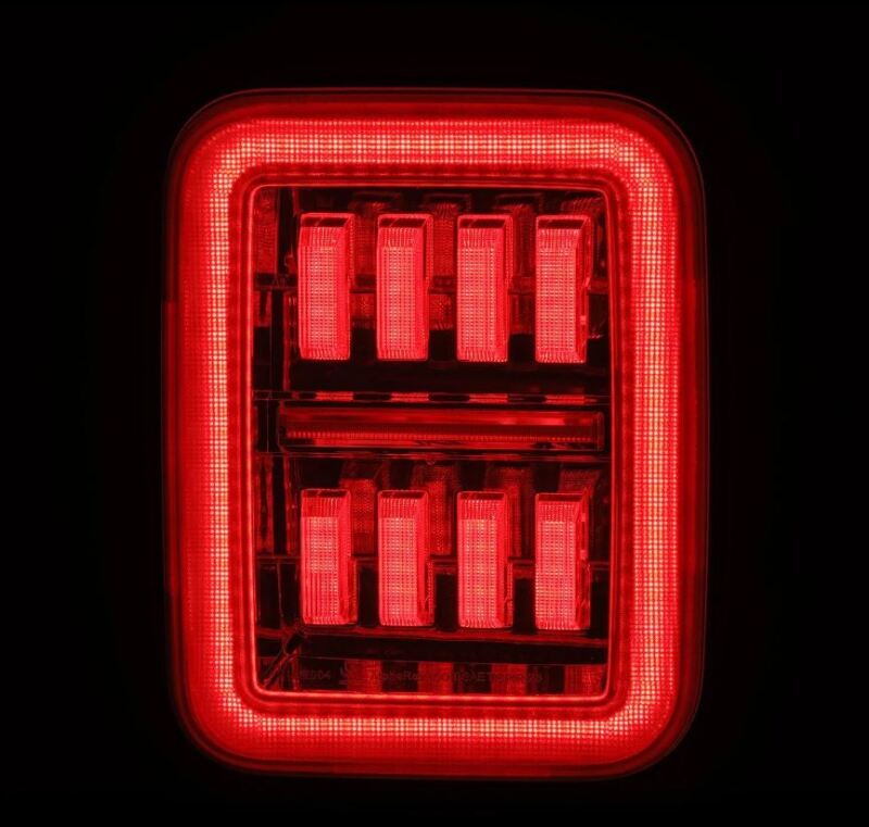 AlphaRex 19-24 Jeep Gladiator JT Nova-Series Prismatic LED Tail Lights - Chrome 602060