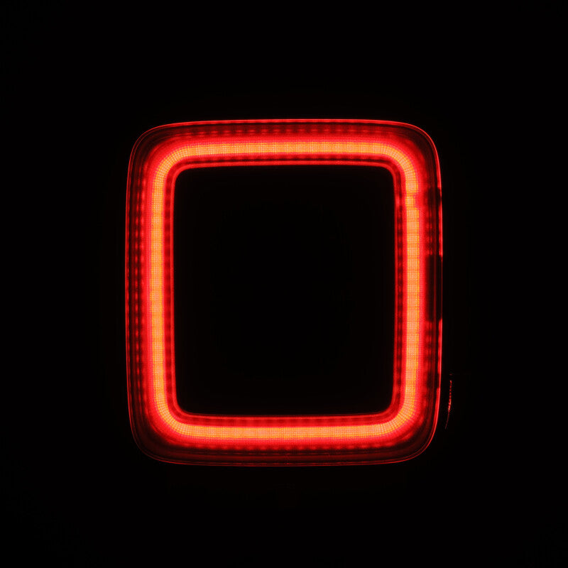 AlphaRex 18-23 Jeep Wrangler JL NOVA Prismatic LED Taillights Alpha-Black 602010