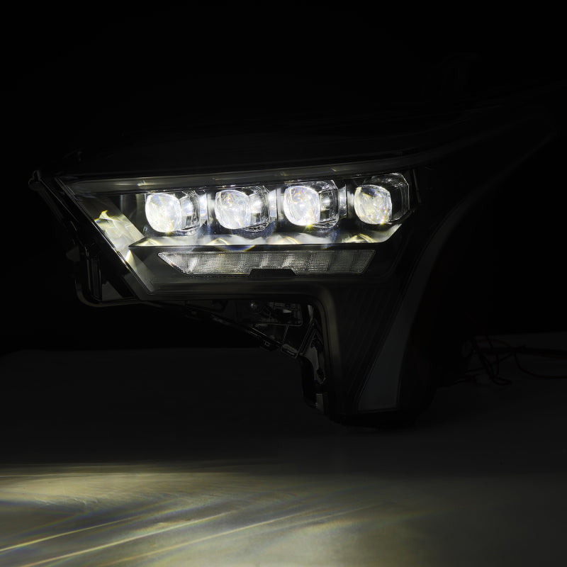 AlphaRex 22-23 Toyota Tundra NOVA-Series Headlights Black w/Amber DRL - Req 810029 OR 810030 880872