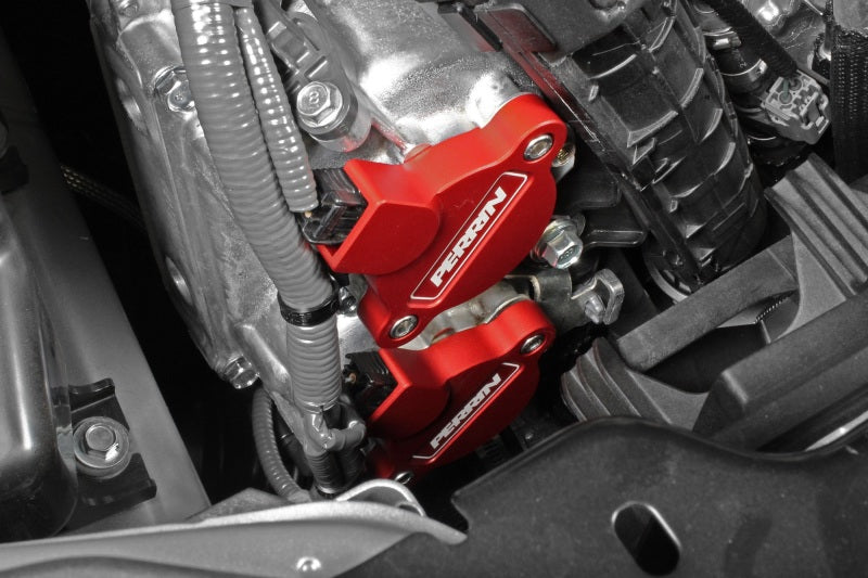 Perrin [15-25 WRX] Cam Solenoid Cover - Red | PSP-ENG-172RD