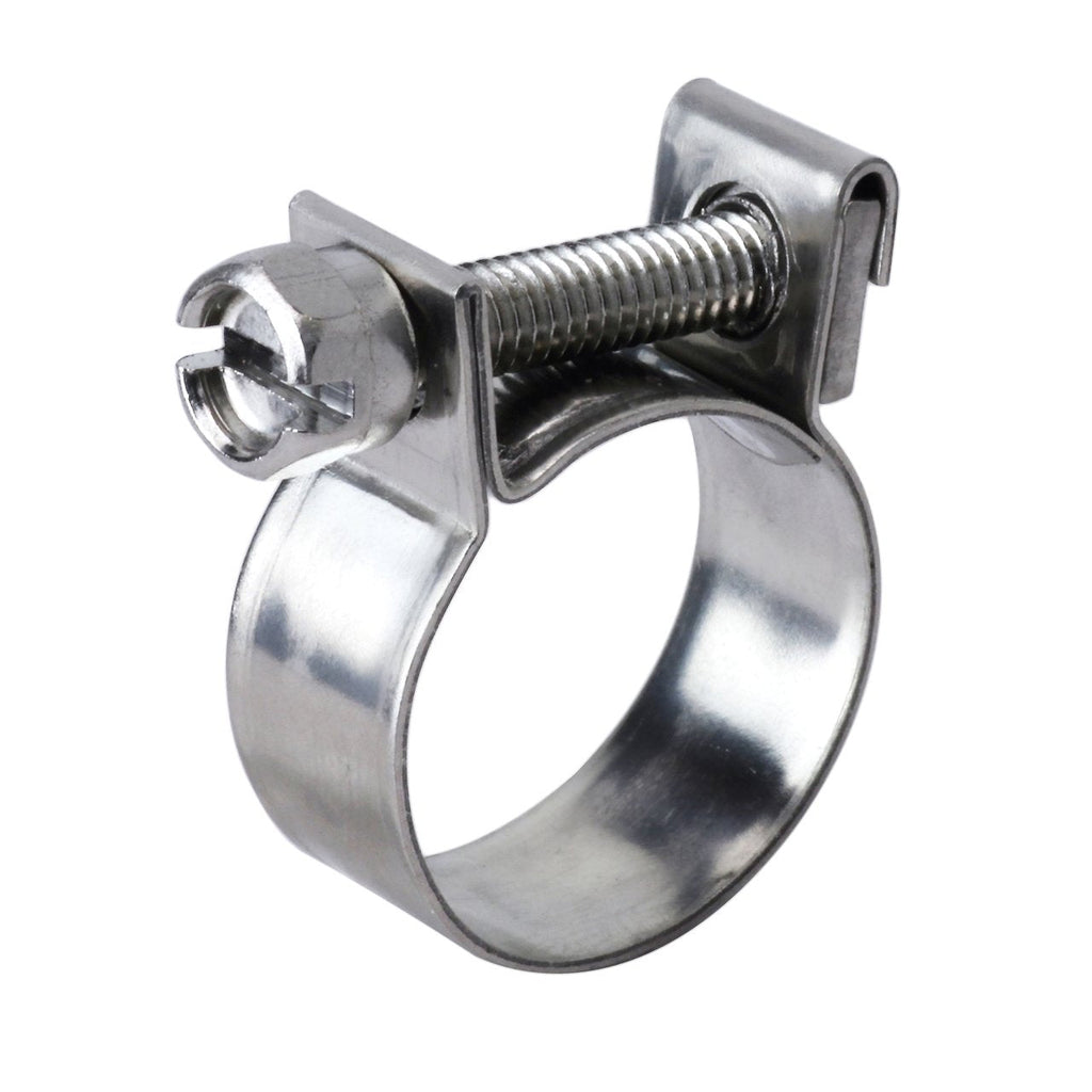HPS Size # 16 Stainless Steel 3/8" Fuel Injection Hose Clamp, Range: 35/64" - 5/8" (14mm - 16mm)