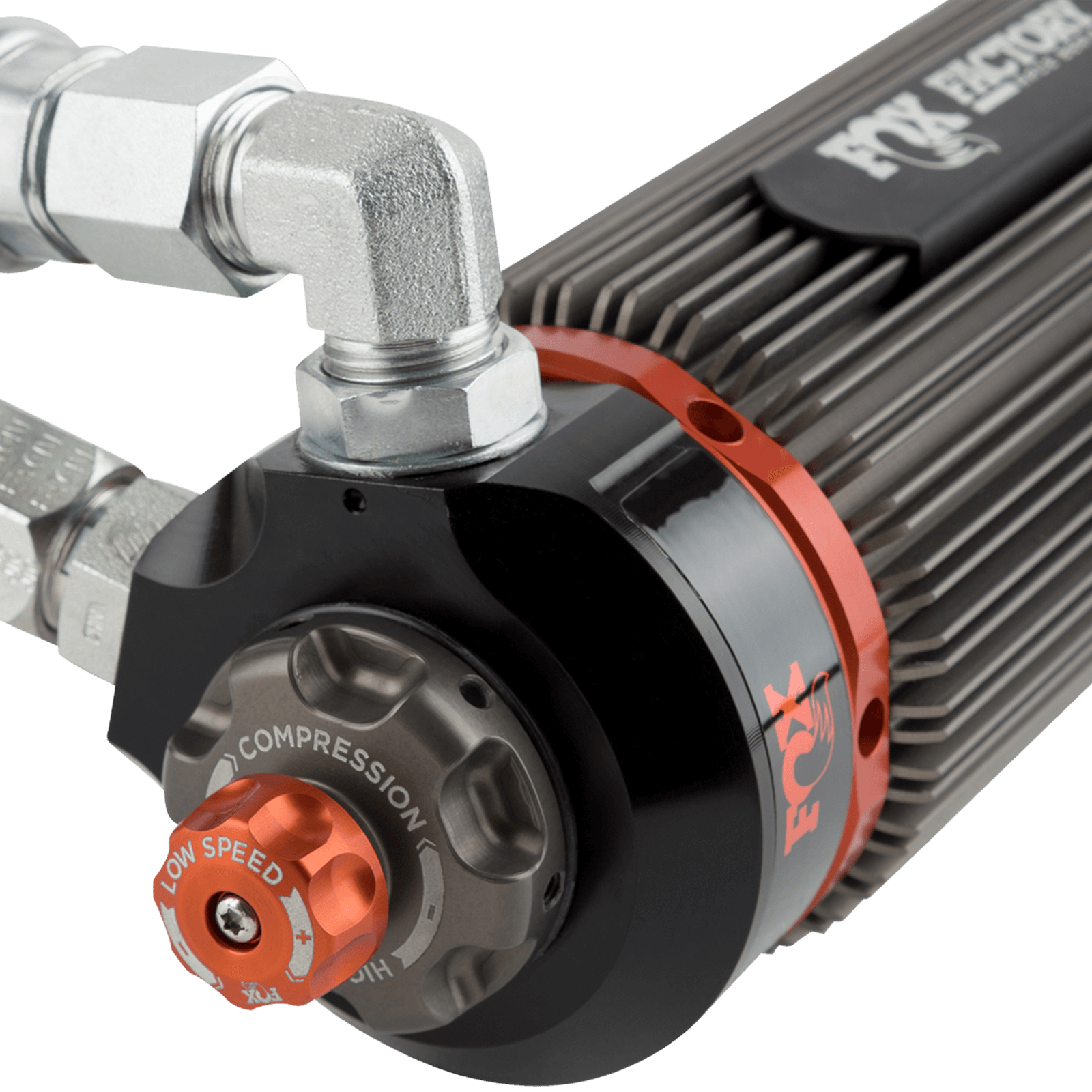 FOX 3.0 Remote Reservoir Front Shocks Adjustable | Factory Race Series Internal Bypass | 2-3 Lift | Gladiator JT