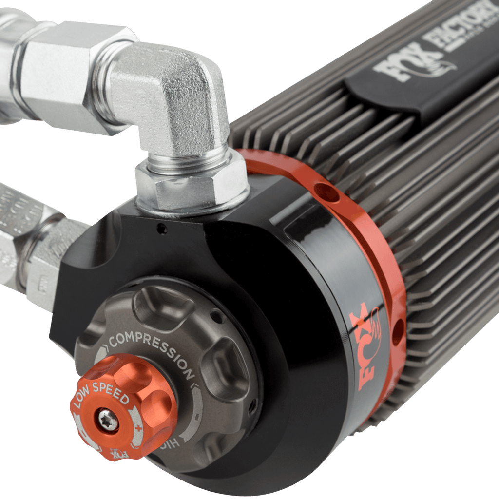 FOX 3.0 Remote Reservoir Front Shocks Adjustable | Factory Race Series Internal Bypass | 3.5-4.5 Lift | Gladiator JT