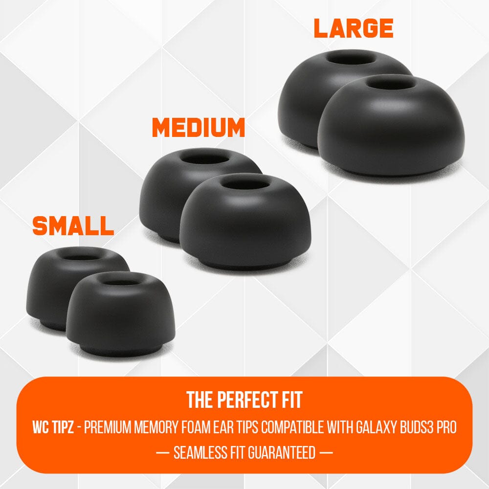 Galaxy Buds 3 Pro Memory Foam Ear Tips - WC TipZ Galaxy