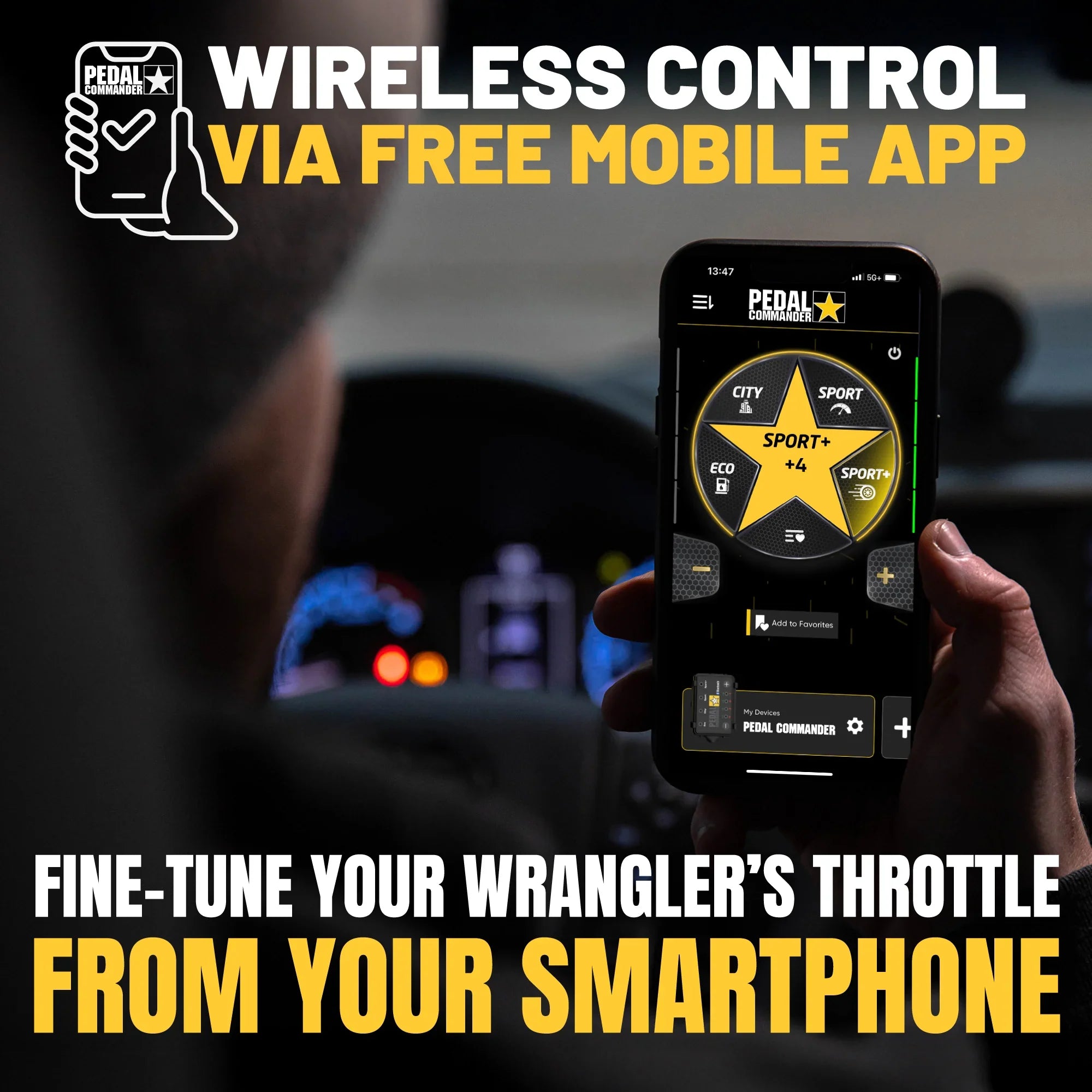 Pedal Commander for Jeep Wrangler