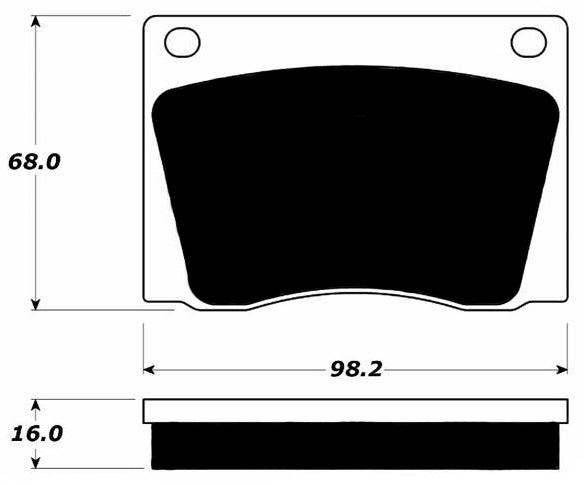 Porterfield Brake Pads for 1972 JAGUAR XJ 6