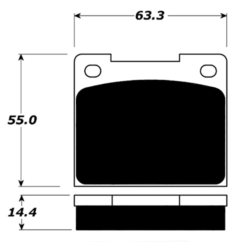 Porterfield Brake Pads for 1971 TRIUMPH SPITFIRE
