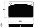Porterfield Brake Pads for 1975 VOLVO 240 Series w/Girling System w/Solid Front Disc