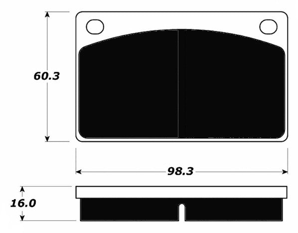Porterfield Brake Pads for 1971 VOLVO P1800 w/Rear Drums