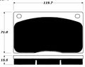 Porterfield Brake Pads for 1982 JAGUAR XJ 6