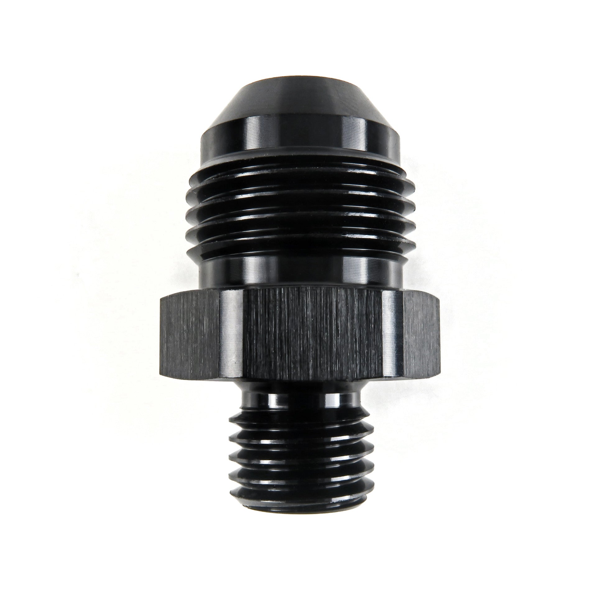 AN8 Male to M12 x 1.5 Male Straight Adapter HEL Aluminium