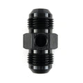 AN10 Male to AN10 Male Straight Adapter with 1/8" NPT Sensor Port HEL Aluminium