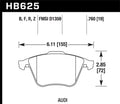 Hawk HB625F.760 Performance Street Pad - HPS Compound