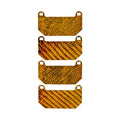 HEL Performance Carbon Fiber Brake Pad Shims for Alfa Romeo 147 3.2 GTA 2003-2010