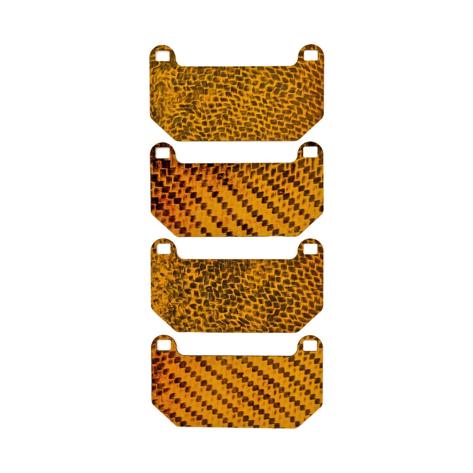 HEL Performance Carbon Fiber Brake Pad Shims for Alfa Romeo 147 3.2 GTA 2003-2010