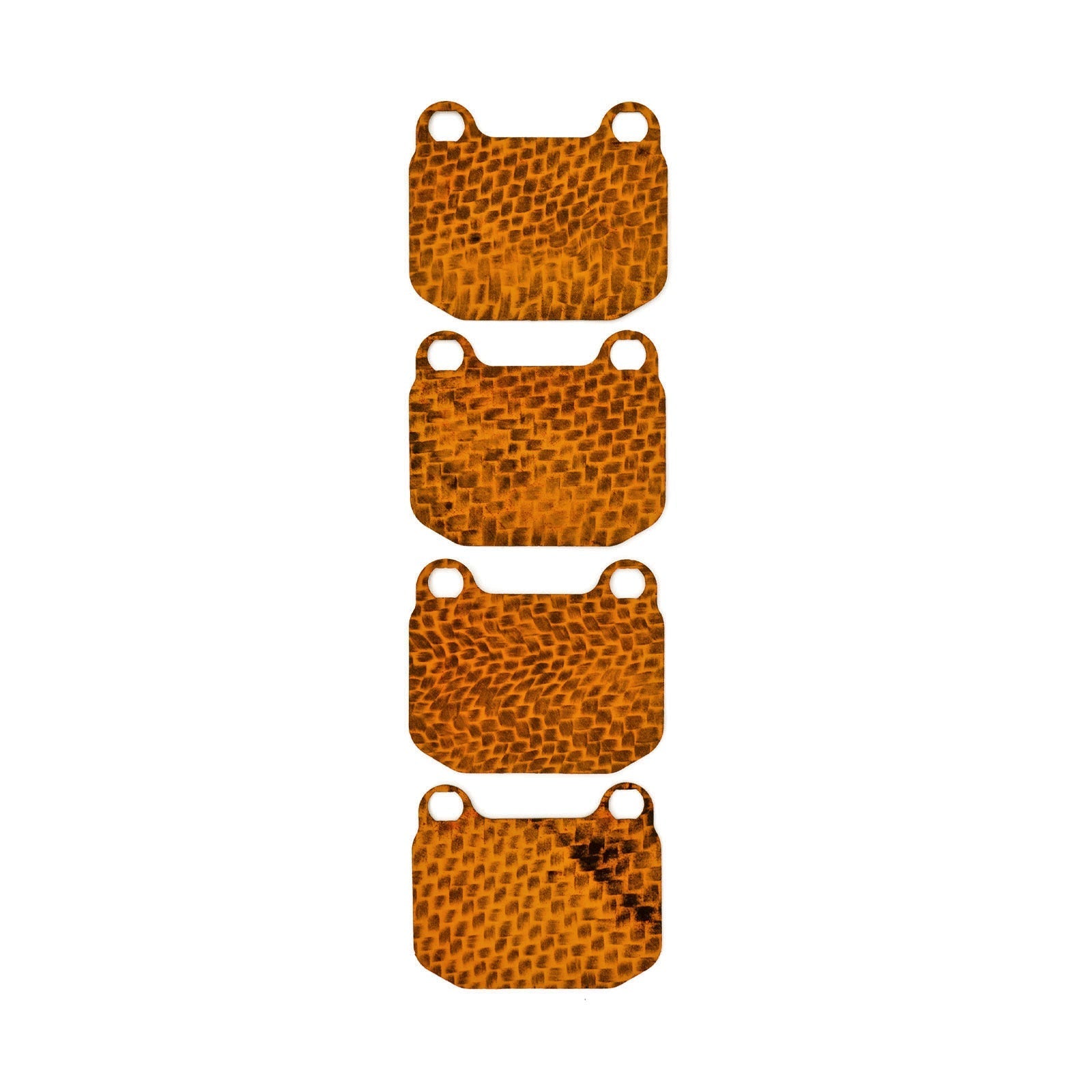 HEL Performance Carbon Fiber Brake Pad Shims for Mitsubishi Lancer Evo 8 2004-on