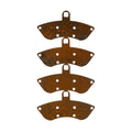 HEL Performance Carbon Fiber Brake Pad Shims for Mazda MX-5 ND 1.5 and 2.0 with Brembo calipers 2015-on