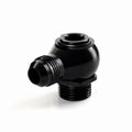 M22 Low Profile Swivel Banjo Adapter with AN10 Hose End Fitting (Includes M22 x 1.5 Banjo Bolt) HEL Aluminium