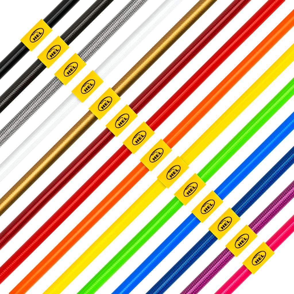 HEL Performance Brake Lines for Ford Fiesta MK7 All Models excluding ST Rear Discs 2008-, Stainless Steel Braided
