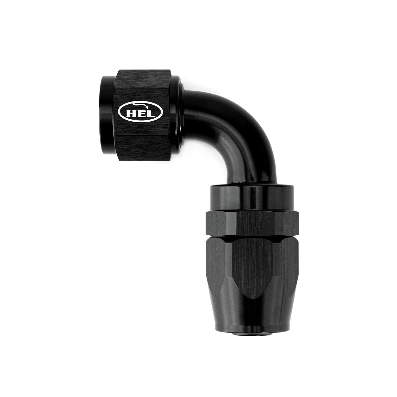 AN10 90 Degree Rubber Hose Fitting for Braided AN Rubber Lines