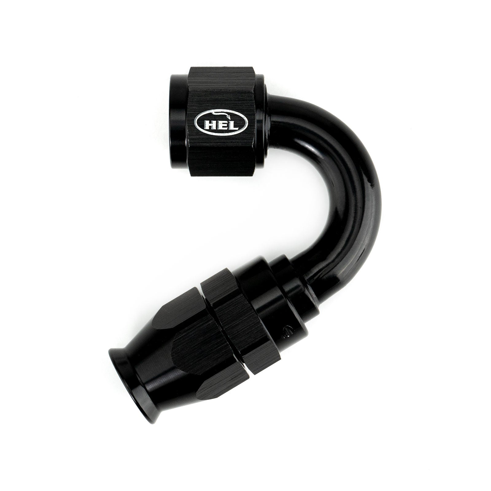 AN8 150 Degree PTFE Hose Fitting for Braided AN PTFE Lines