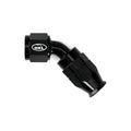 AN8 45 Degree PTFE Hose Fitting for Braided AN PTFE Lines