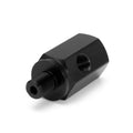 1/8" NPT Male to 1/8" NPT Female Straight Oil Pressure Adapter with 1/8" NPT Sensor Port (Short Version) HEL Aluminium