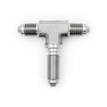AN3 Male T-Piece Adapter with Bulkhead Fitting on the Leg HEL Stainless Steel