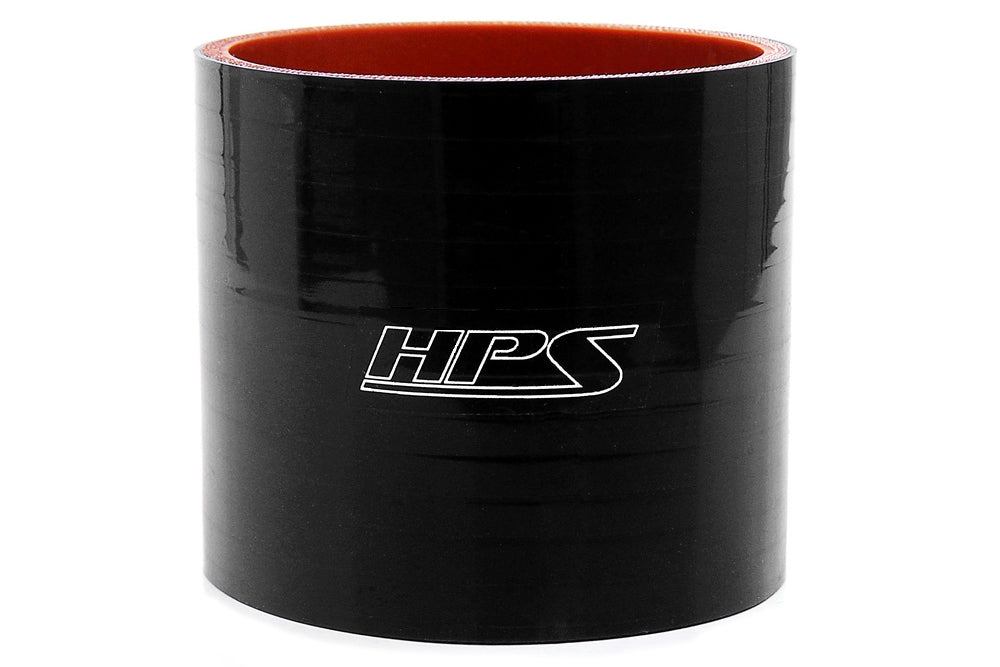 HPS 3-1/4" (83mm) Silicone Straight Coupler Hose, High Temperature 4-ply Reinforced