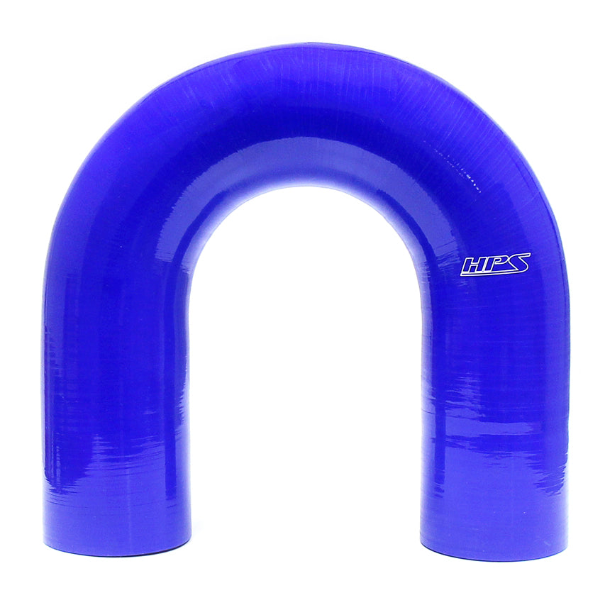 HPS 2-3/4" Silicone 180 Degree U Bend Elbow Coupler Hose, High Temp 4-ply Reinforced (70mm ID)