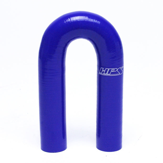 HPS 1/2" Silicone 180 Degree U Bend Elbow Coupler Hose, High Temp 4-ply Reinforced (13mm ID)