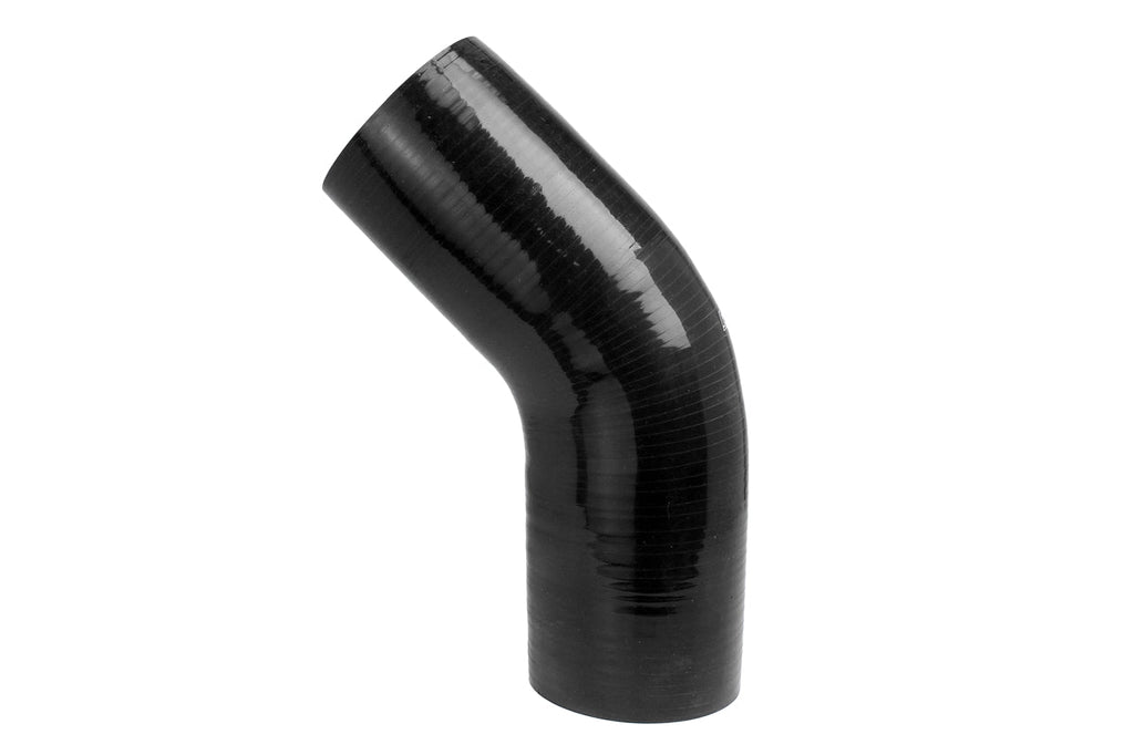 HPS 3-1/4" Silicone 45 Degree Elbow Coupler Hose, High Temp 4-ply Reinforced, 83mm ID