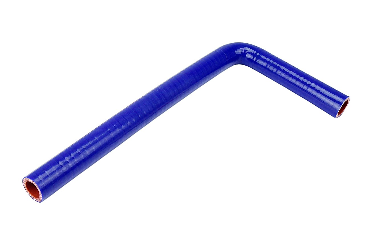 HPS 5/8" (16mm) Silicone 90 Degree Elbow Coupler Hose, High Temperature 4-ply Reinforced, Black or Blue