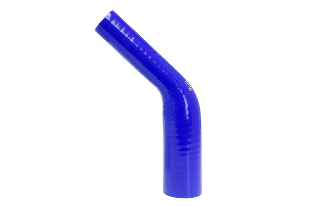 HPS 1-3/16" - 1-7/8" Silicone 45 Degree Elbow Reducer Coupler Hose, High Temp 4-ply Reinforced, 30mm - 48mm ID