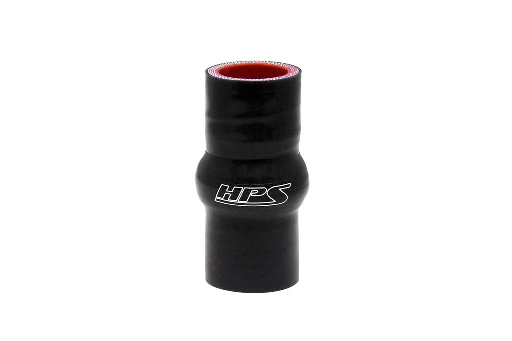 HPS High Temp Reinforced Silicone Single Hump Coupler Hose, Max. Temperature 350F, Black