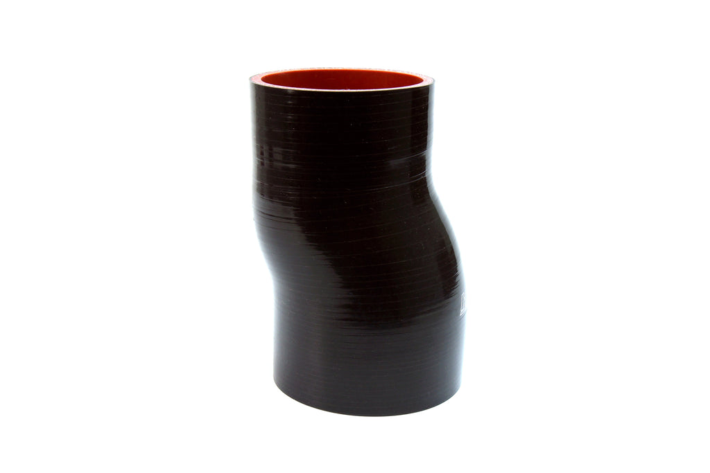 HPS Performance Silicone Offset Straight Coupler Hose, High Temp 4-ply Reinforced, Black