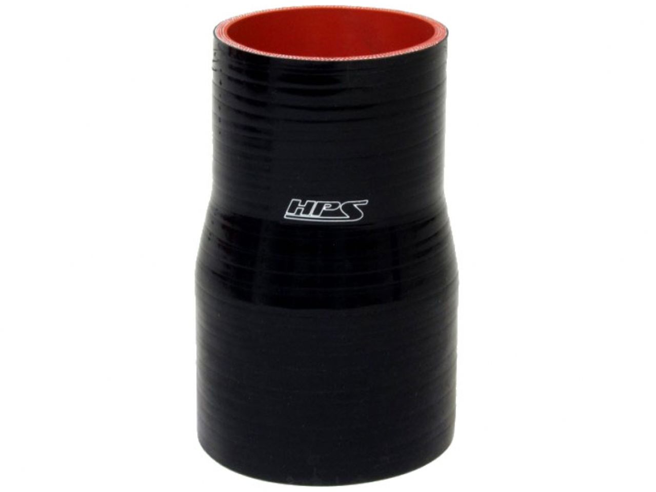 HPS 3" - 4-1/2" ID, 6" Length, Silicone Straight Reducer Coupler Hose, High Temp 4-ply Reinforced, 76mm - 114mm ID, Black