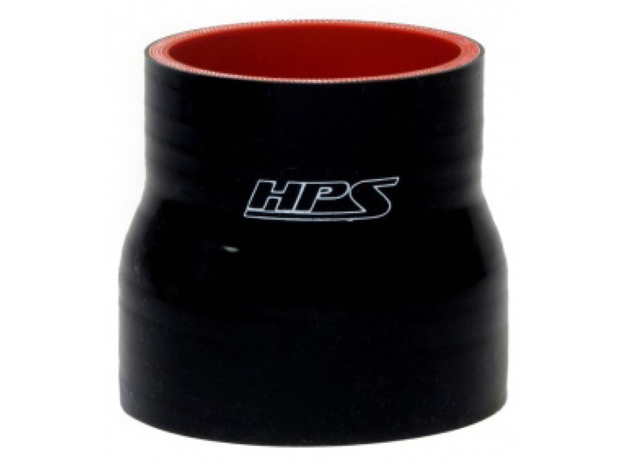 HPS 1-1/4" - 2" ID, 3" Length, Silicone Straight Reducer Coupler Hose, High Temp 4-ply Reinforced, 32mm - 51mm ID, Black