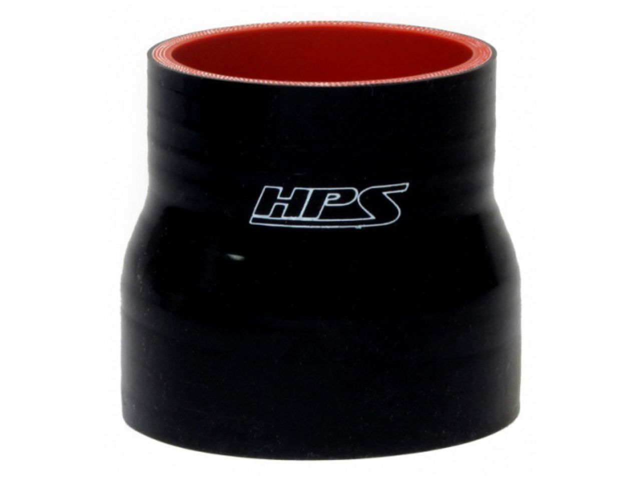 HPS 1-1/2" - 1-3/4" ID, 4" Length, Silicone Straight Reducer Coupler Hose, High Temp 4-ply Reinforced, 38mm - 45mm ID, Black