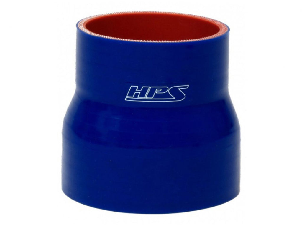 HPS 1-1/4" - 2" ID, 4" Length, Silicone Straight Reducer Coupler Hose, High Temp 4-ply Reinforced, 32mm - 51mm ID, Blue