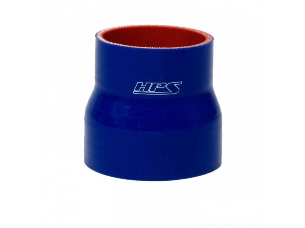 HPS 1-1/2" - 2" ID, 4" Length, Silicone Straight Reducer Coupler Hose, High Temp 4-ply Reinforced, 38mm - 51mm ID, Blue