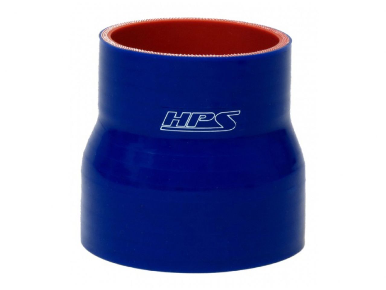 HPS 2" - 3" ID, 4" Length, Silicone Straight Reducer Coupler Hose, High Temp 4-ply Reinforced, 51mm - 76mm ID, Blue