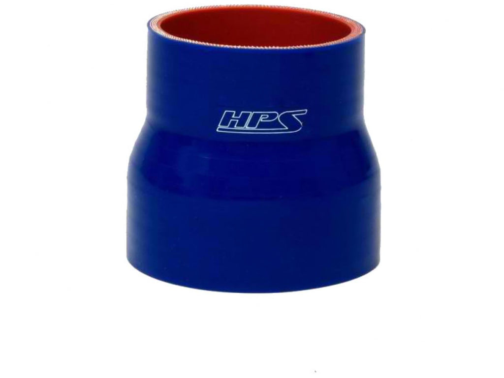 HPS 1-7/8" - 2-1/2" ID, 3" Length, Silicone Straight Reducer Coupler Hose, High Temp 4-ply Reinforced, 48mm - 63mm ID, Blue